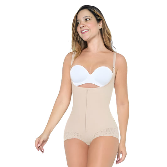 BODY GIRDLE WITH INVISIBLE ZIPPER