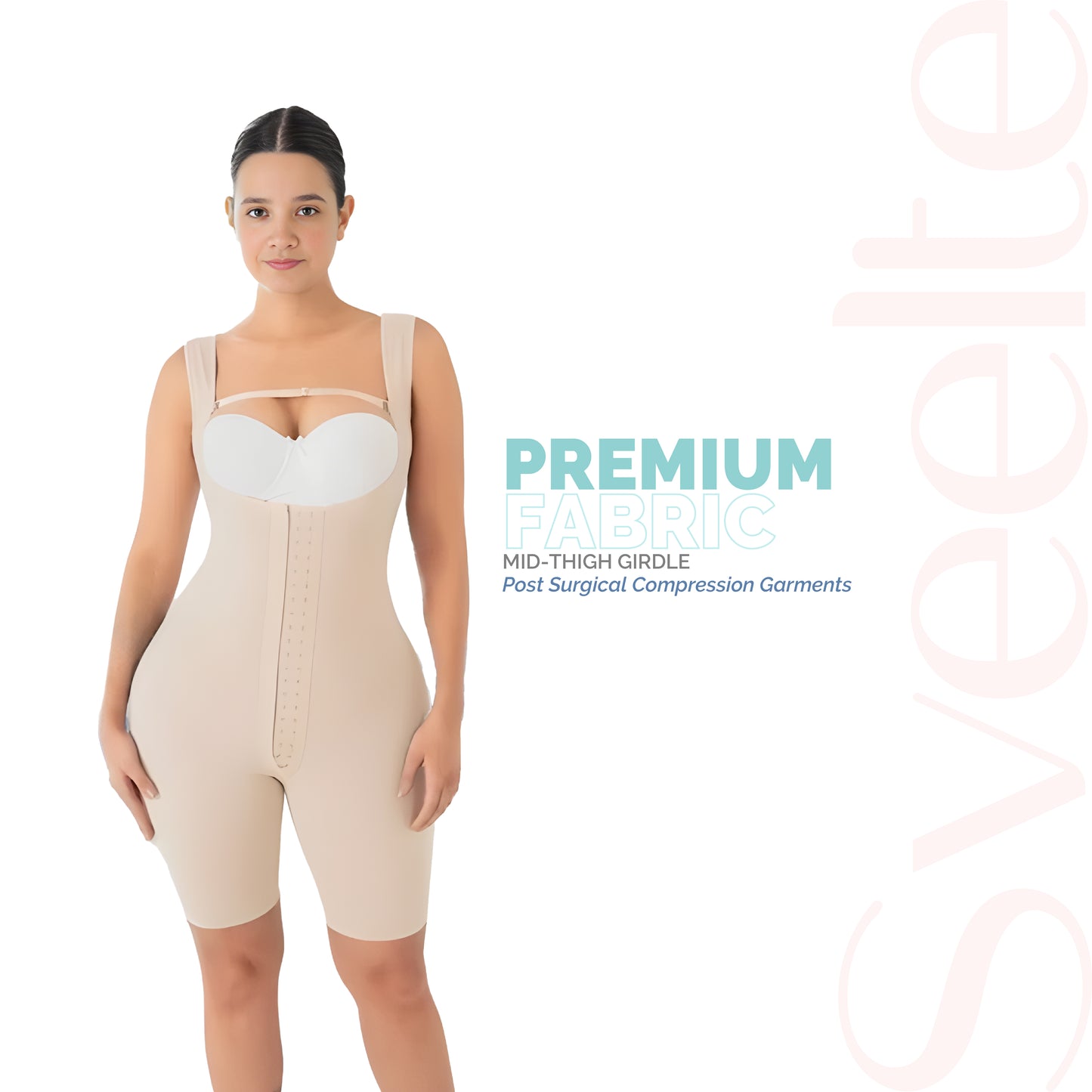 PREMIUM FABRIC MID-THIGH GIRDLE