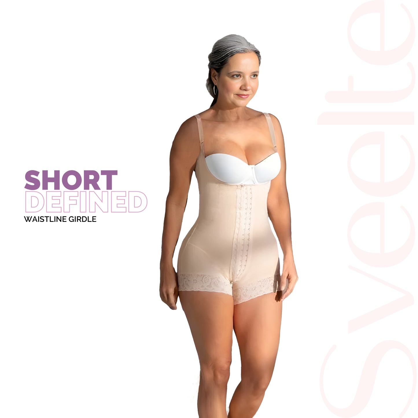 SHORT, DEFINED WAISTLINE GIRDLE