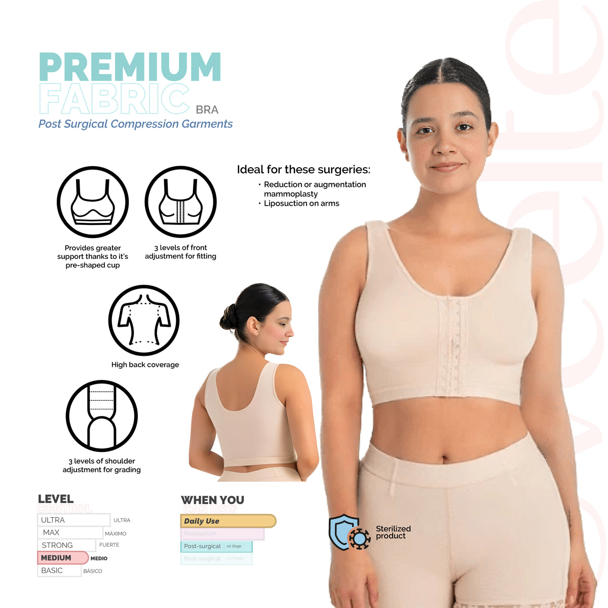 PREMIUM FABRIC BRA